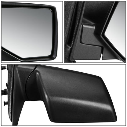 RETROVISOR MIRROR - OEM - 06-07 MAZDA B2300, B3000, B4000 / 06-11 FORD RANGER - POWERED - TEXTURED - BLACK - RIGHT