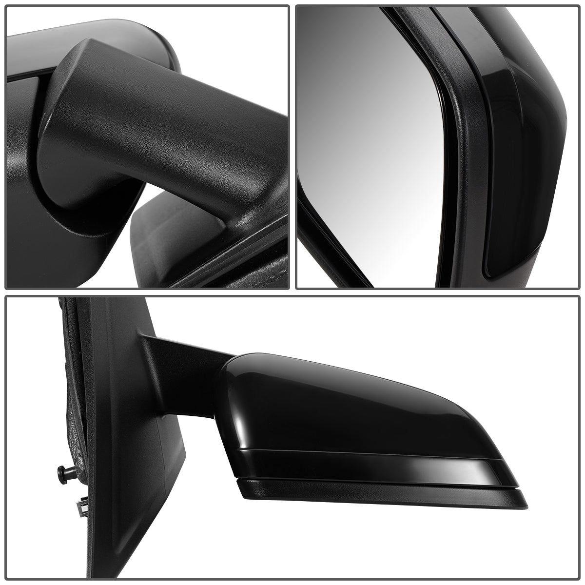 RETROVISOR MIRROR - OEM - 04-07 FORD FREESTYLE - POWERED - HEATED - W/ MEMORY - W/ PUDDLE LIGHT - FOLDING - BLACK MATERIAL - RIGHT