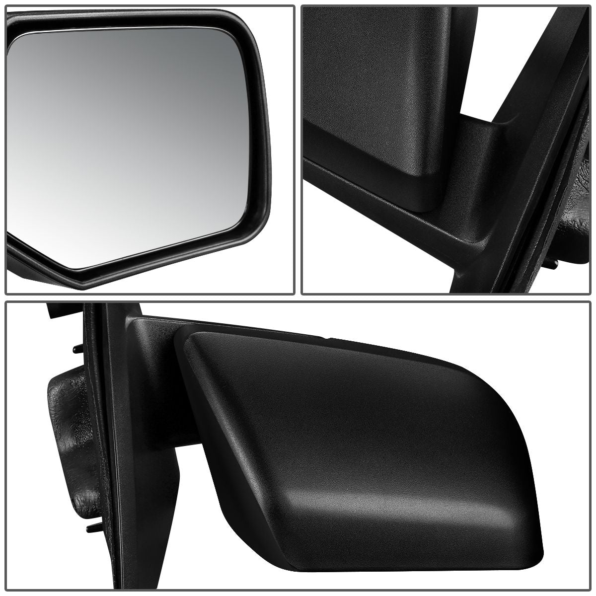 RETROVISOR MIRROR - OEM - 08-12 FORD ESCAPE / 08-11 MERCURY MARINER - POWERED - TEXTURED - BLACK - RIGHT
