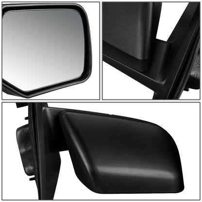 RETROVISOR MIRROR - OEM - 08-12 FORD ESCAPE / 08-11 MERCURY MARINER - POWERED - TEXTURED - BLACK - RIGHT