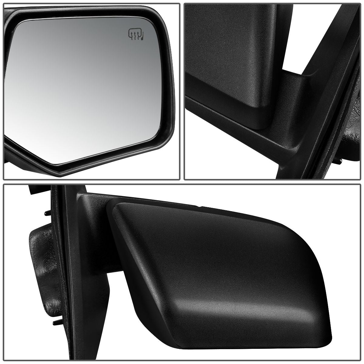 RETROVISOR MIRROR - OEM - 08-12 FORD ESCAPE / 08-11 MERCURY MARINER - POWERED - HEATED - TEXTURED - BLACK - RIGHT