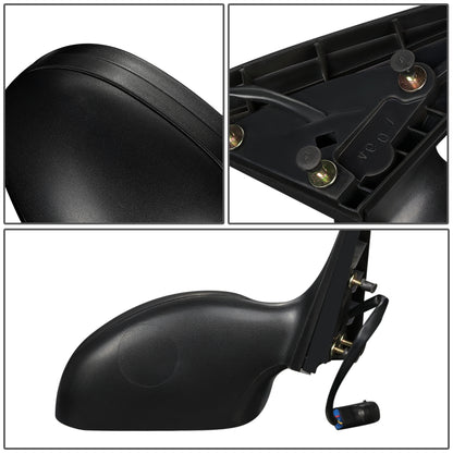 RETROVISOR MIRROR - OEM - 00-07 FORD TAURUS / 00-05 MERCURY SABLE - POWERED - WITH PUDDLE LIGHT - BLACK - RIGHT