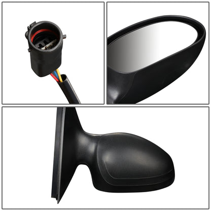 RETROVISOR MIRROR - OEM - 00-07 FORD TAURUS / 00-05 MERCURY SABLE - POWERED - WITH PUDDLE LIGHT - BLACK - RIGHT