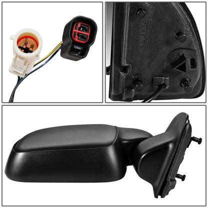 RETROVISOR MIRROR - OEM - 99-04 FORD F-350 / 00-05 FORD EXCURSION - POWERED - HEATED - FOLDING - TEXTURED - BLACK - RIGHT