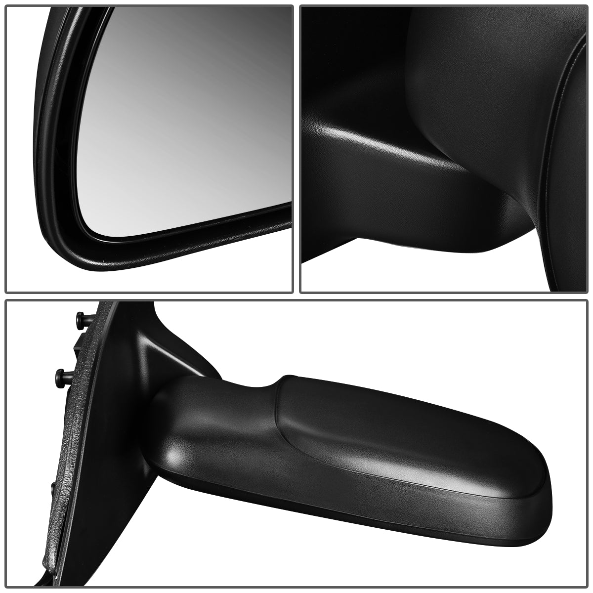 RETROVISOR MIRROR - OEM - 08-10 FORD F-250, F-350, F-450, F-550 SUPER DUTY - POWERED - TEXTURED - BLACK - RIGHT