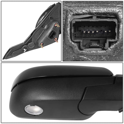 RETROVISOR MIRROR - OE STYLE - FORD TAURUS 2008-2009 - WITH POWER WITH HEATED GLASS - PASSENGER RIGHT SIDE - BLACK