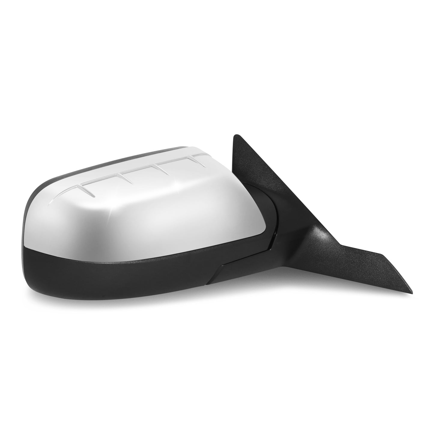 RETROVISOR MIRROR - OE STYLE - FORD TAURUS 08-09 - WITH POWER WITH HEATED GLASS CHROME COVER - PASSENGER SIDE - SMOOTH - CHROME / BLACK