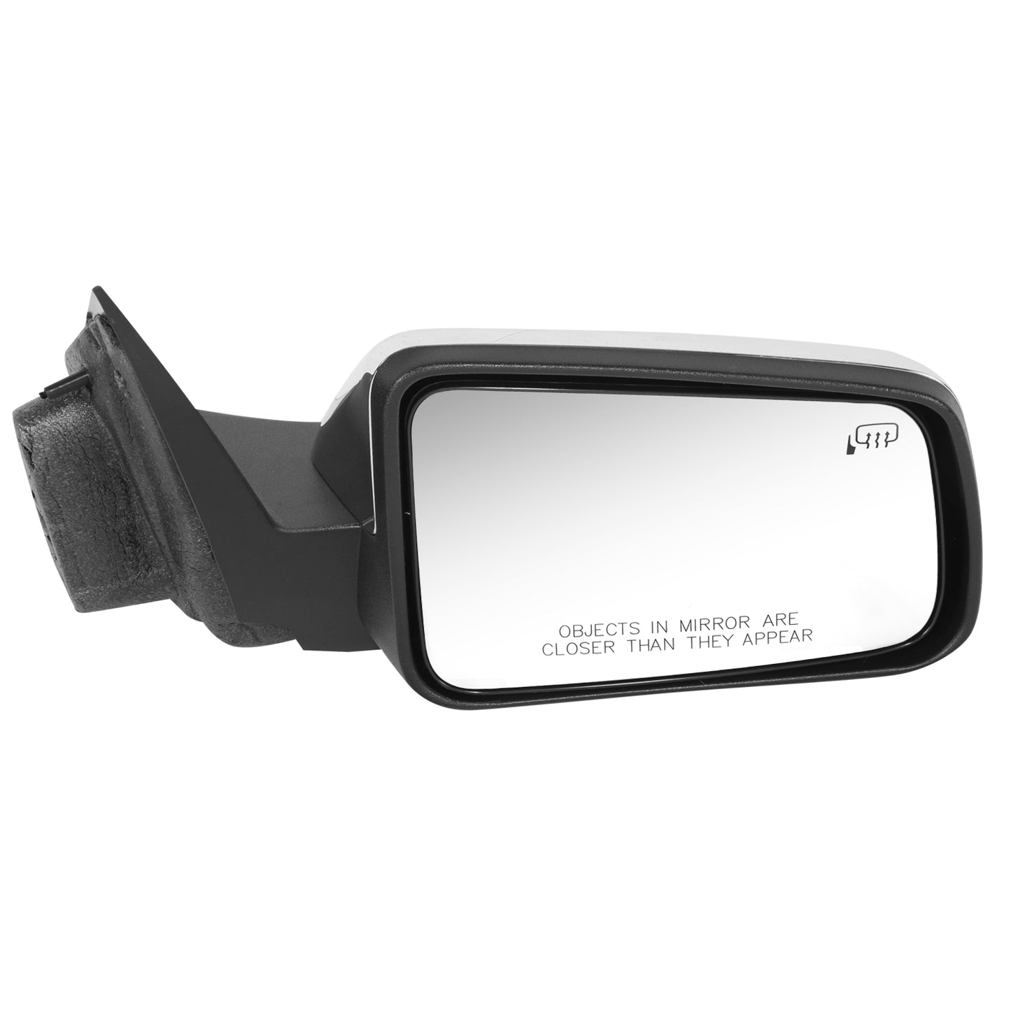 RETROVISOR MIRROR - OE STYLE - FORD FOCUS 2008-2011 - WITH POWER WITH HEATED CHROME COVER - PASSENGER RIGHT SIDE - BLACK / CHROME