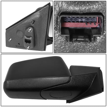 RETROVISOR MIRROR - OE STYLE - FORD EDGE 07 - WITH POWER GLOSS COVER - PASSENGER SIDE - PAINT TO MATCH - BLACK