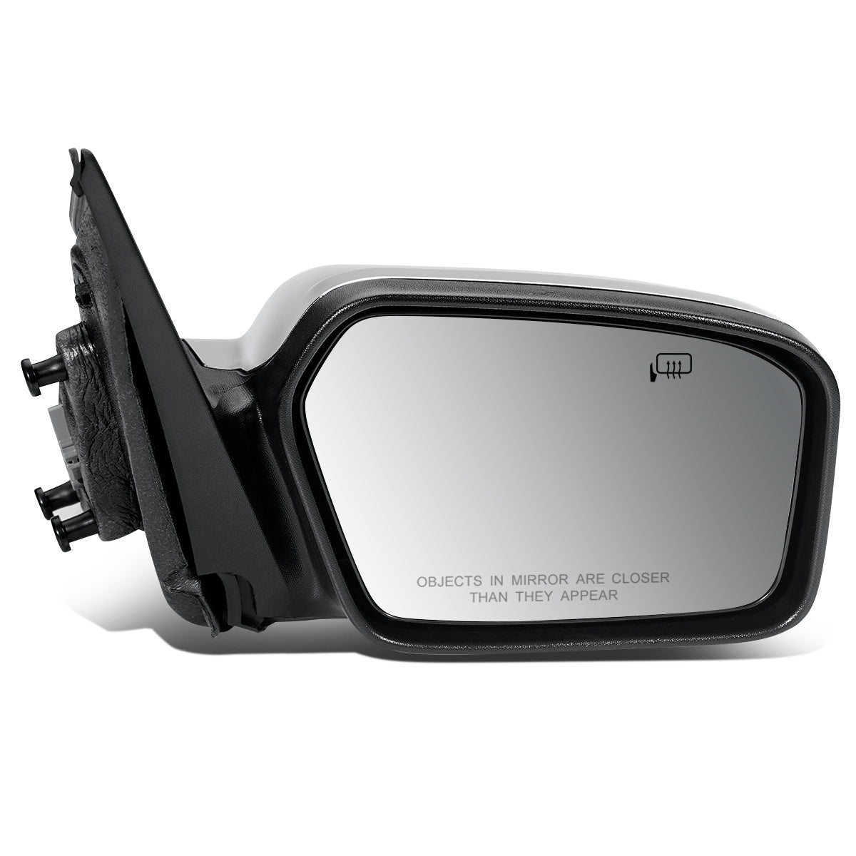 RETROVISOR MIRROR - OEM - 06-09 LINCOLN MKZ - POWERED - HEATED - W/ MEMORY - W/ PUDDLE LIGHT - CHROME COVER - RIGHT