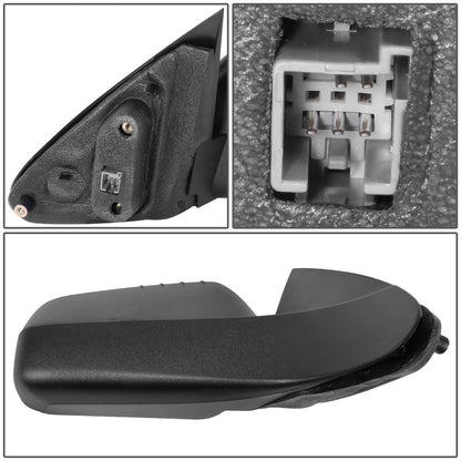 RETROVISOR MIRROR - OE STYLE - FORD FOCUS 08-11 - WITH POWER WITH HEATED GLASS TEXTURE COVER - PASSENGER SIDE - PAINT TO MATCH - BLACK