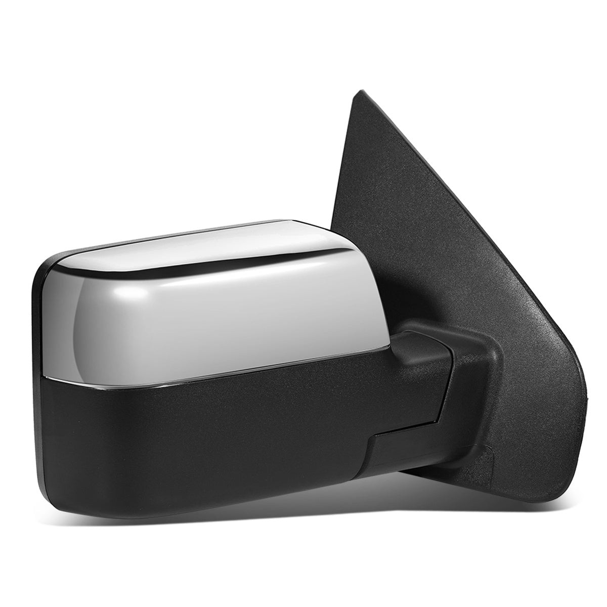 RETROVISOR MIRROR - OEM - 04-08 FORD F-150 - POWERED - HEATED - W/ SIGNAL LIGHT - CHROME COVER - RIGHT
