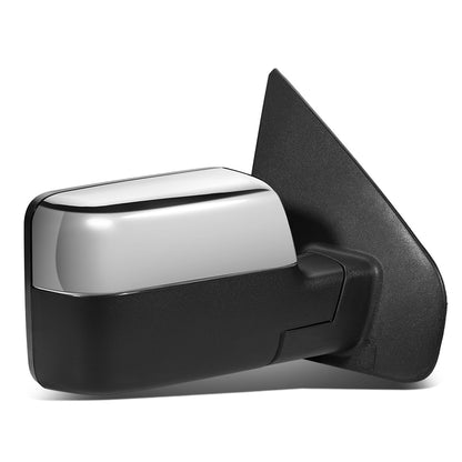 RETROVISOR MIRROR - OEM - 04-08 FORD F-150 - POWERED - HEATED - W/ SIGNAL LIGHT - CHROME COVER - RIGHT