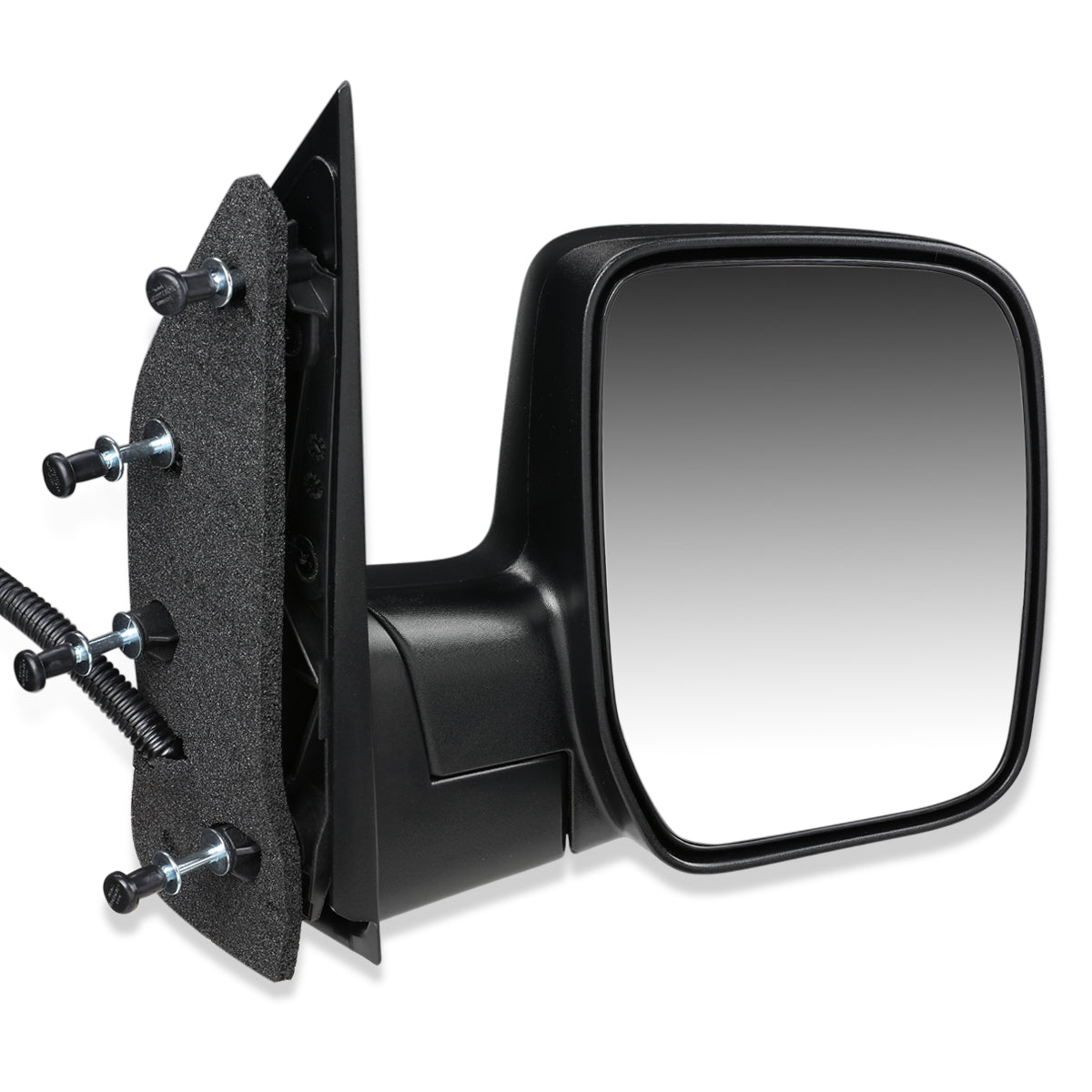 RETROVISOR MIRROR - OEM - 2009 FORD E-150, E-250, E-350 ,E-450 - POWERED - TEXTURED - BLACK - RIGHT