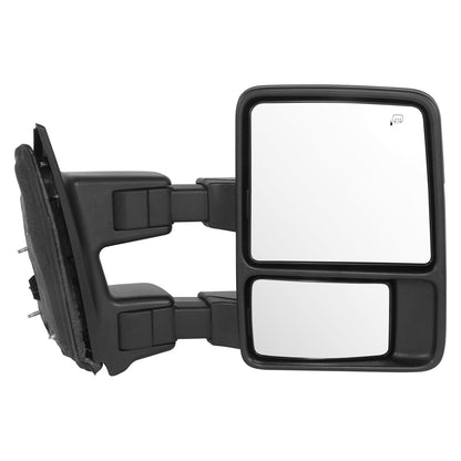 RETROVISOR MIRROR - OE STYLE - FORD F-250 SUPER DUTY 08-10 - FORD F-350 SUPER DUTY 08-10 - DUAL MIRROR WITH HEATED WITH POWER WITH SIGNAL WITH MEMORY - PASSENGER SIDE - PAINT TO MATCH - BLACK