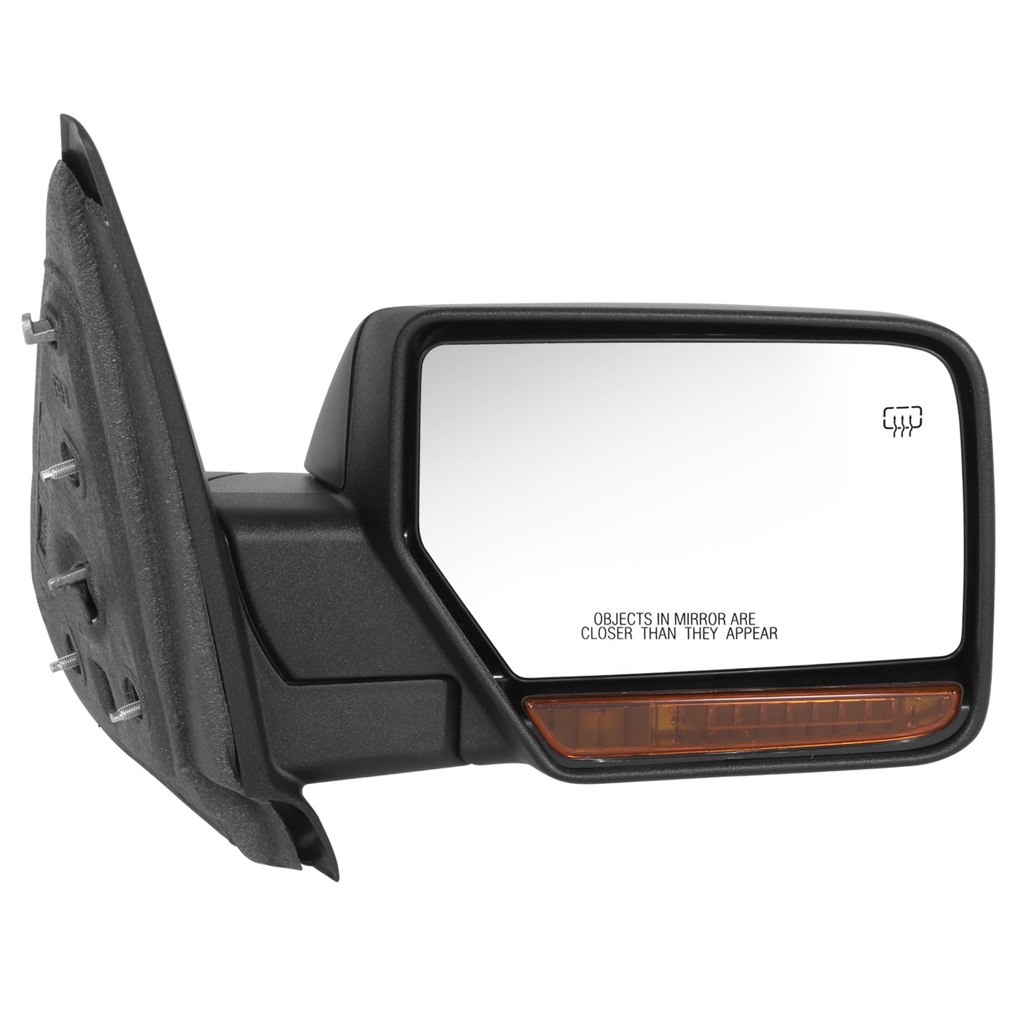 RETROVISOR MIRROR - OE STYLE - FORD EXPEDITION 07-10 - WITH POWER WITH HEATED WITH SIGNAL - PASSENGER SIDE - PAINT TO MATCH - BLACK