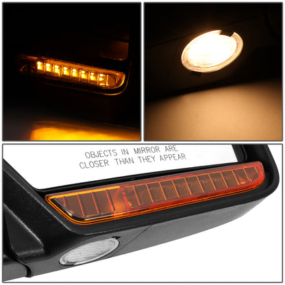 RETROVISOR MIRROR - OE STYLE - FORD EXPEDITION 2009-2010 - LINCOLN NAVIGATOR 2009-2010 - WITH POWER FOLD WITH HEATED WITH SIGNAL - PASSENGER RIGHT SIDE - BLACK