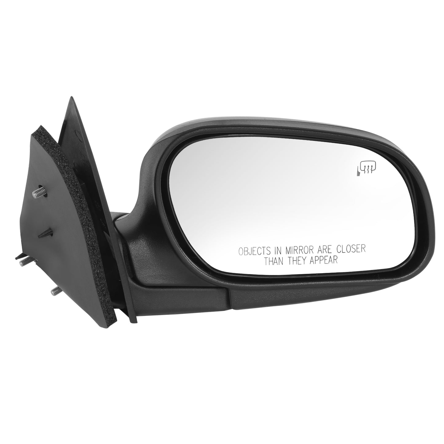 RETROVISOR MIRROR - OE STYLE - FORD CROWN VICTORIA 09-11 - MERCURY GRAND MARQUIS 09-10 - WITH POWER WITH HEATED GLASS - PASSENGER SIDE - PAINT TO MATCH - BLACK