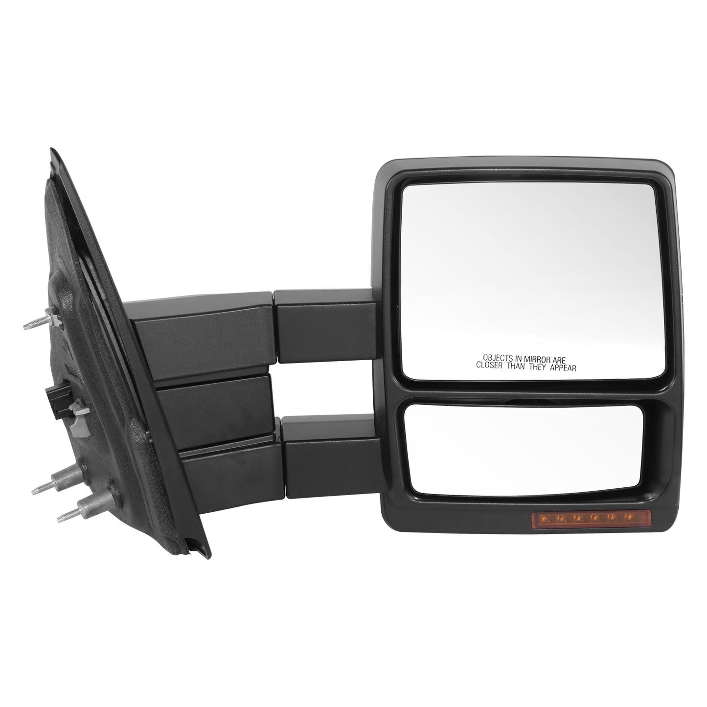 RETROVISOR MIRROR - OE STYLE - FORD F-150 11-12 - WITH POWER WITH HEATED WITH TURN SIGNAL - PASSENGER SIDE - PAINT TO MATCH - BLACK