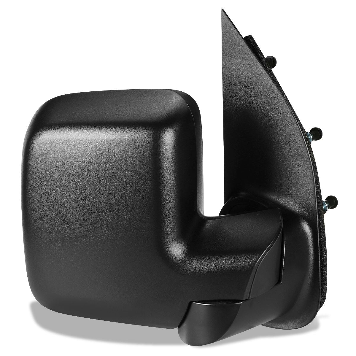 RETROVISOR MIRROR - OEM - 10-14 FORD E-150, E-250, E-350, E-450 / 10-14 FORD ECONOLINE - MANUAL - TEXTURED - BLACK - RIGHT