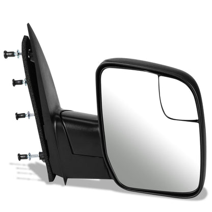 RETROVISOR MIRROR - OEM - 10-14 FORD E-150, E-250, E-350, E-450 / 10-14 FORD ECONOLINE - MANUAL - TEXTURED - BLACK - RIGHT