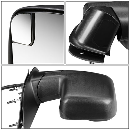 RETROVISOR MIRROR - OEM - 10-14 FORD E-150, E-250, E-350, E-450 / 10-14 FORD ECONOLINE - POWERED - TEXTURED - BLACK - RIGHT