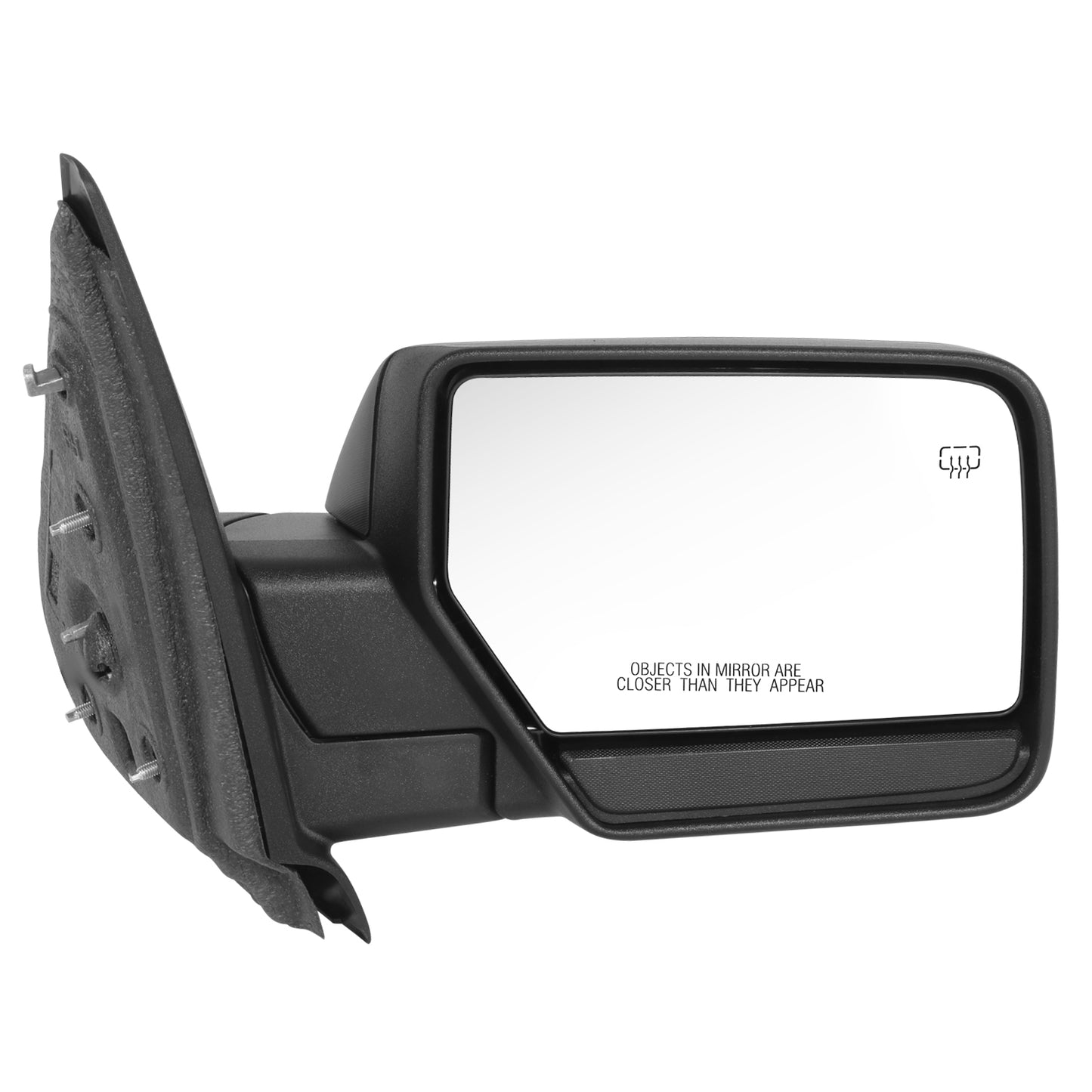 RETROVISOR MIRROR - OE STYLE - FORD EXPEDITION 11 - WITH POWER WITH HEATED GLASS - PASSENGER SIDE - PAINT TO MATCH - BLACK