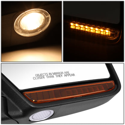 RETROVISOR MIRROR - OE STYLE - FORD EXPEDITION 11 - WITH POWER WITH HEATED WITH TURN SIGNAL - PASSENGER SIDE - PAINT TO MATCH - BLACK