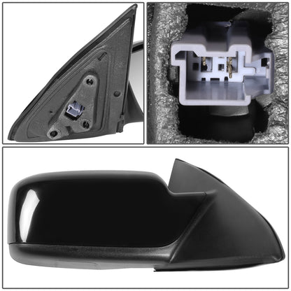 RETROVISOR MIRROR - OE STYLE - FORD FUSION 11-12 - WITH POWER WITH BLIND SPOT MIRROR WITH TEXTURED COVER - PASSENGER SIDE - PAINT TO MATCH - BLACK