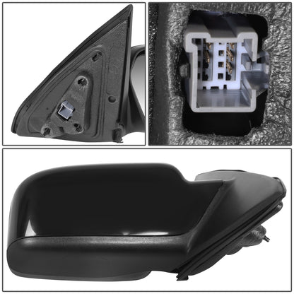 RETROVISOR MIRROR - OE STYLE - FORD FUSION 11-12 - WITH POWER WITH HEATED GLASS WITH BLIND SPOT MIRROR WITH TEXTURED COVER - PASSENGER SIDE - PAINT TO MATCH - BLACK