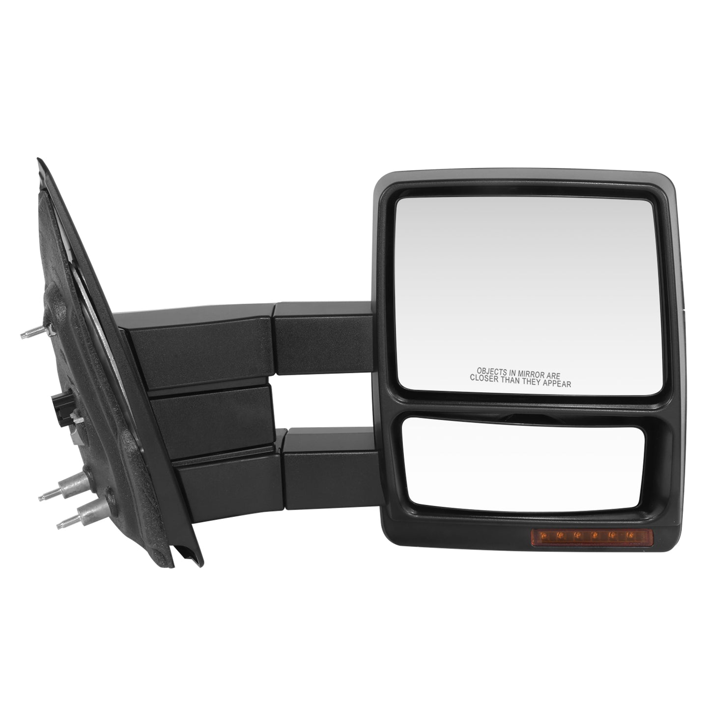 RETROVISOR MIRROR - OE STYLE - FORD F-150 09-14 - WITH POWER DUAL MIRROR WITH HEATED GLASS - PASSENGER SIDE - PAINT TO MATCH - BLACK