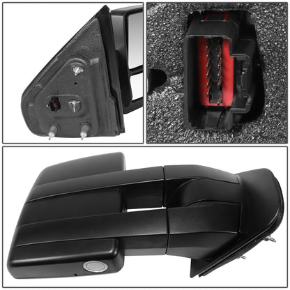 RETROVISOR MIRROR - OE STYLE - FORD F-150 09-14 - WITH POWER DUAL MIRROR WITH HEATED GLASS - PASSENGER SIDE - PAINT TO MATCH - BLACK