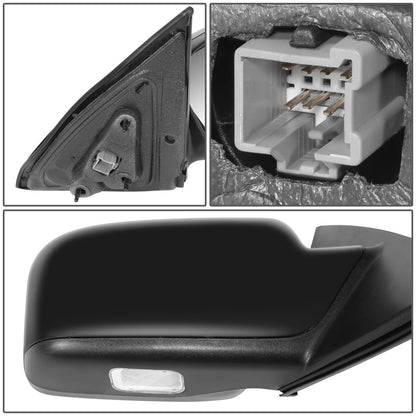 RETROVISOR MIRROR - OE STYLE - FORD FUSION 2011-2012 - WITH POWER WITH HEATED GLASS WITH PUDDLE LIGHT WITH TEXTURED COVER - PASSENGER RIGHT SIDE - BLACK