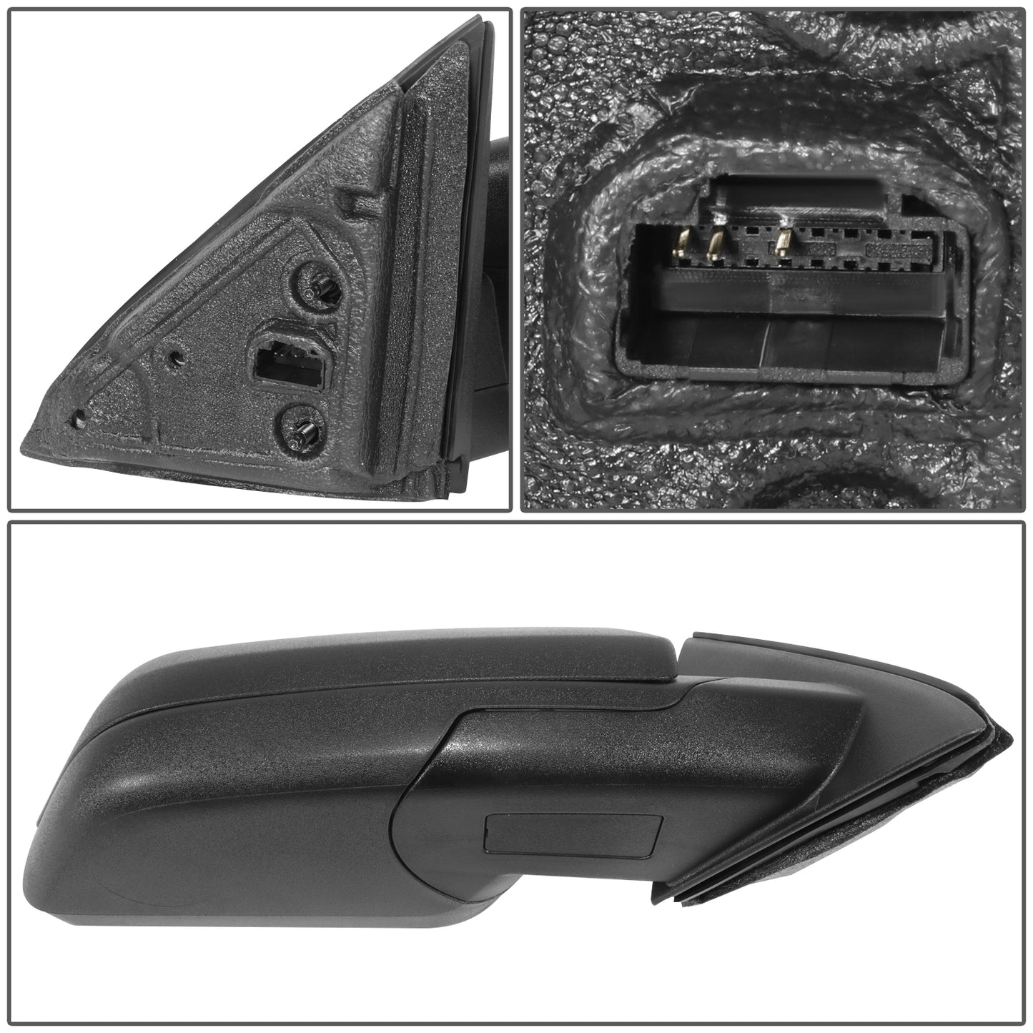 RETROVISOR MIRROR - OE STYLE - FORD FLEX 13-19 - WITH POWER - PASSENGER SIDE - PAINT TO MATCH - BLACK