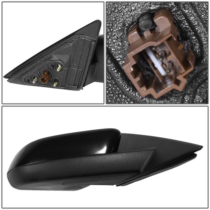 RETROVISOR MIRROR - OE STYLE - FORD MUSTANG 11-12 - WITH POWER WITH BLIND SPOT MIRROR WITH SVT PACK - PASSENGER SIDE - PAINT TO MATCH - BLACK