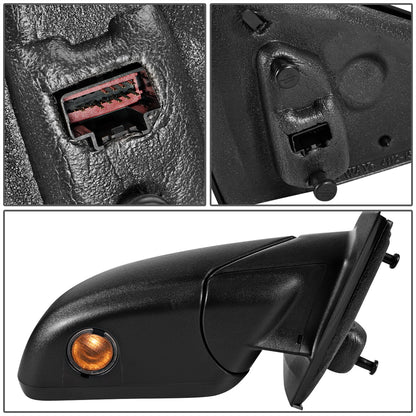 RETROVISOR MIRROR - OEM - 11-14 FORD EDGE - POWERED - HEATED - W/ MEMORY - W/ PUDDLE LIGHT - W/ BLIND SPOT GLASS - BLACK MATERIAL - RIGHT