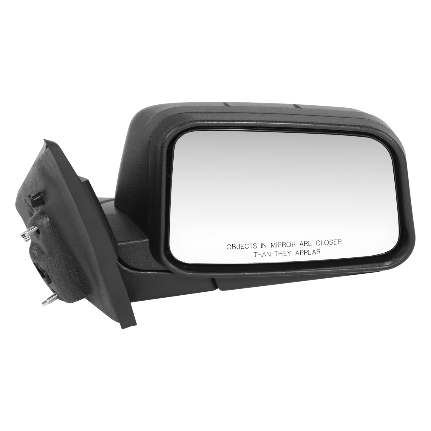 RETROVISOR MIRROR - OE STYLE - FORD EDGE 07 - WITH POWER WITH HEATED GLASS TEXTURED COVER - PASSENGER SIDE - PAINT TO MATCH - BLACK