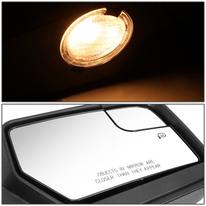 RETROVISOR MIRROR - OE STYLE - FORD EXPEDITION 12-17 - WITH POWER WITH HEATED GLASS - PASSENGER SIDE - PAINT TO MATCH - BLACK