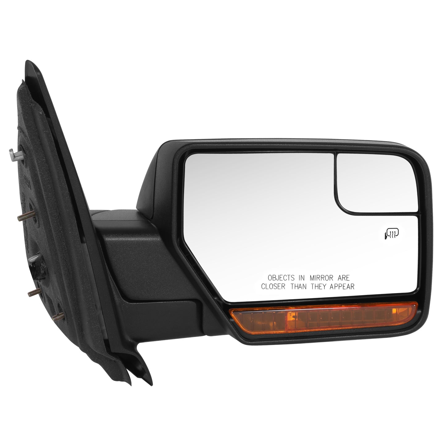 RETROVISOR MIRROR - OE STYLE - FORD EXPEDITION 12-17 - WITH POWER WITH HEATED WITH SIGNAL - PASSENGER SIDE - PAINT TO MATCH - BLACK