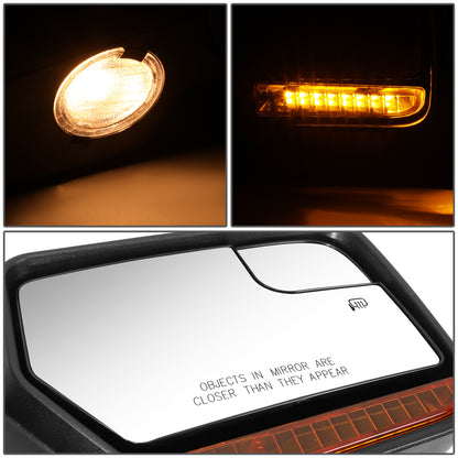 RETROVISOR MIRROR - OE STYLE - FORD EXPEDITION 12-17 - WITH POWER WITH HEATED WITH SIGNAL - PASSENGER SIDE - PAINT TO MATCH - BLACK