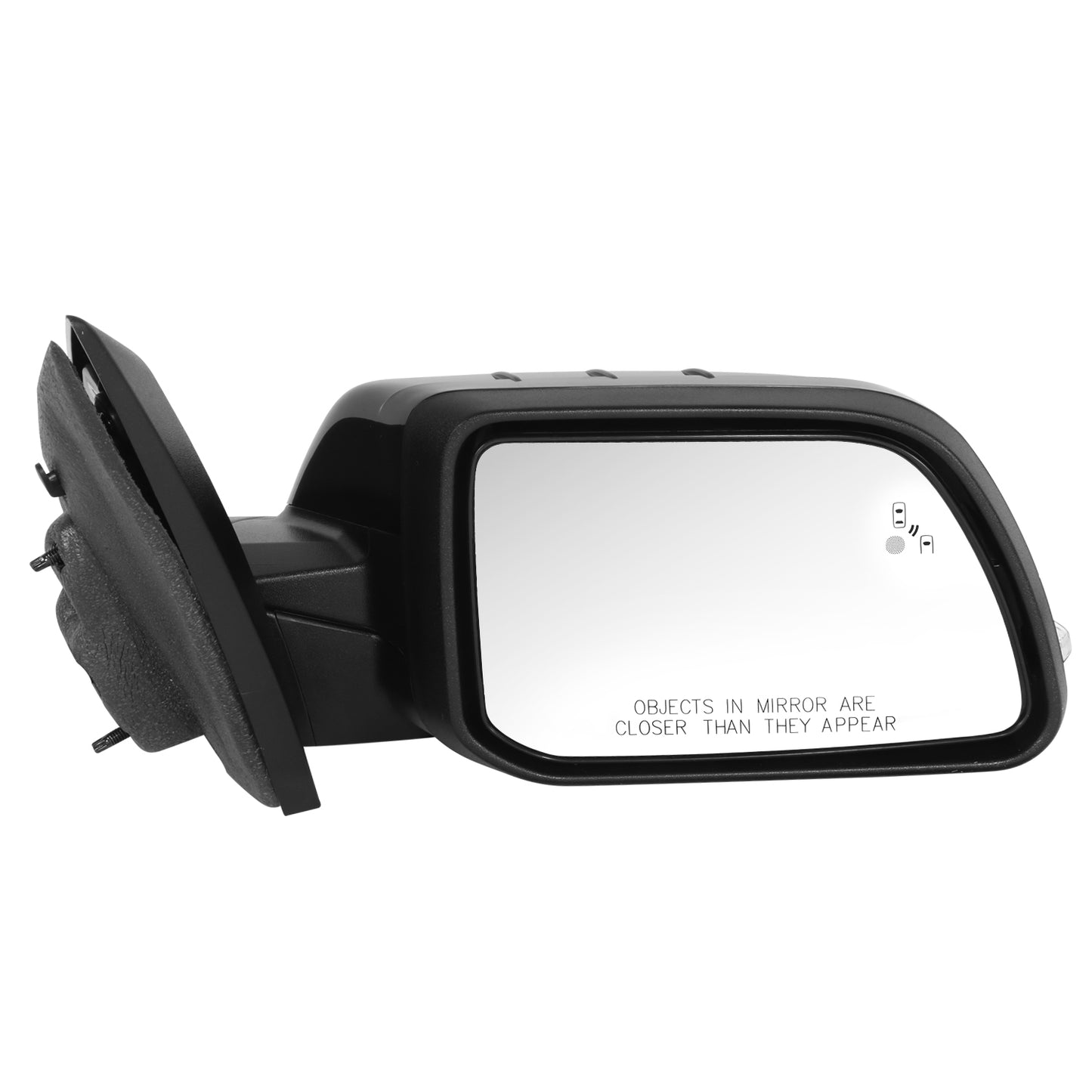 RETROVISOR MIRROR - OE STYLE - FORD EDGE 12-14 - WITH POWER WITH HEATED WITH BLIND SPOT WITH TURN SIGNAL - PASSENGER SIDE - PAINT TO MATCH - BLACK
