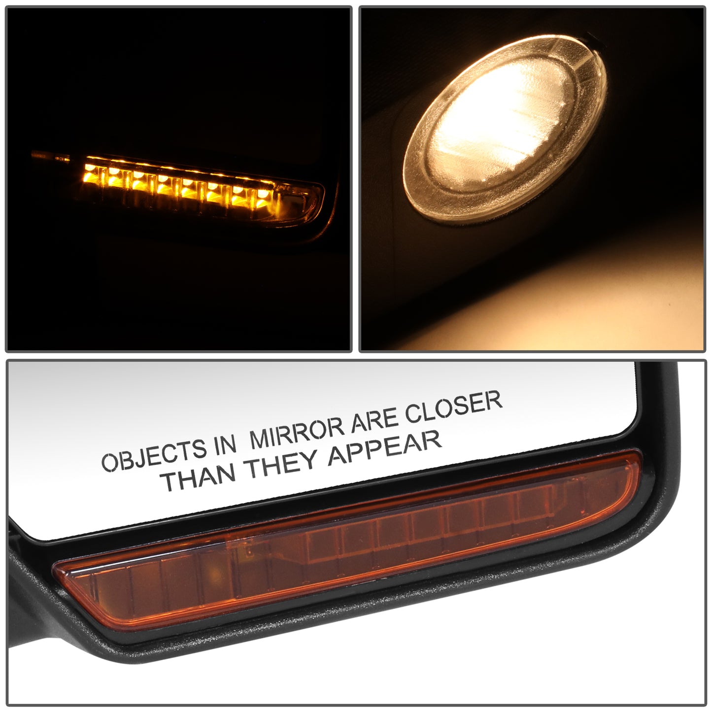 RETROVISOR MIRROR - FORD EXPEDITION 2015-2017 - WITH POWER FOLD - WITH HEATED - WITH BLIND SPOT TEXTURED COVER - OE STYLE - PASSENGER RIGHT SIDE