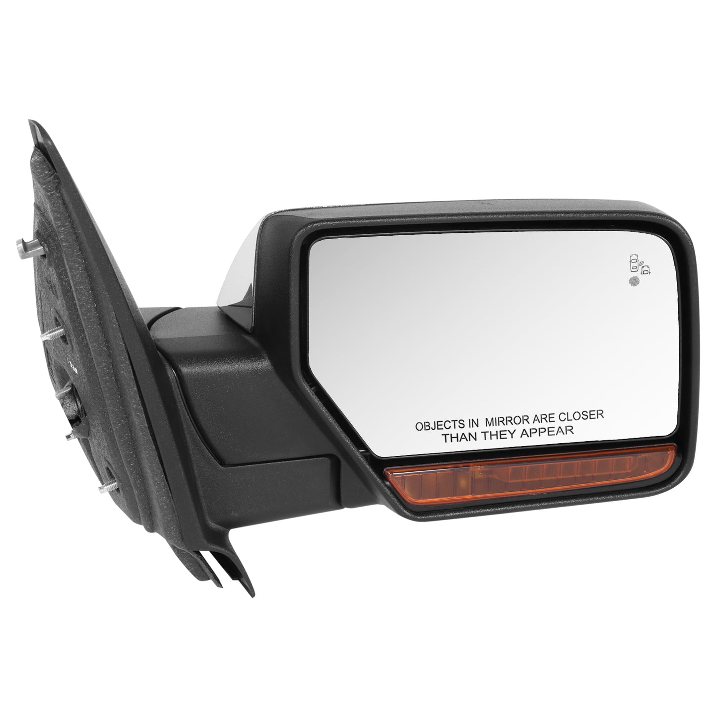 RETROVISOR MIRROR - FORD EXPEDITION 2015-2017 - WITH POWER FOLD - WITH HEATED - WITH BLIND SPOT CHROME COVER - OE STYLE - PASSENGER RIGHT SIDE