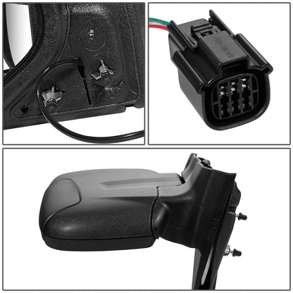 RETROVISOR MIRROR - OEM - 15-19 FORD TRANSIT 150, 250, 350 - POWERED - FOLDING - TEXTURED - BLACK - RIGHT