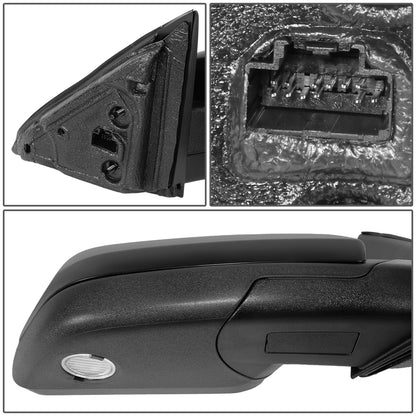 RETROVISOR MIRROR - OE STYLE - FORD FLEX 2013-2019 - WITH POWER WITH HEATED GLASS WITH BLIND SPOT WITH MEMORY - PASSENGER RIGHT SIDE - BLACK