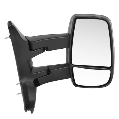 RETROVISOR MIRROR - OE STYLE - FORD TRANSIT 150 2015-2019 - FORD TRANSIT 250 2015-2019 - FORD TRANSIT 350 2015-2019 - WITH HIGH ROOF LONG ARM - PASSENGER RIGHT SIDE - BLACK