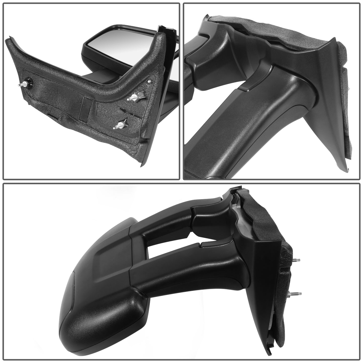 RETROVISOR MIRROR - OE STYLE - FORD TRANSIT 150 2015-2019 - FORD TRANSIT 250 2015-2019 - FORD TRANSIT 350 2015-2019 - WITH HIGH ROOF LONG ARM - PASSENGER RIGHT SIDE - BLACK