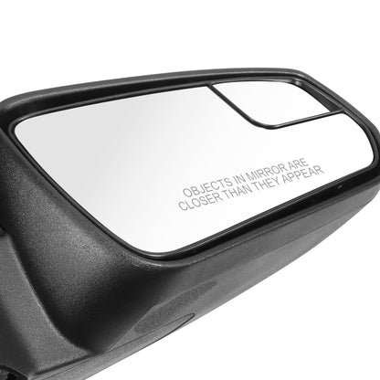 RETROVISOR MIRROR - OE STYLE - FORD MUSTANG 2010-2012 - WITH POWER WITH BLIND SPOT MIRROR TEXTURED COVER - PASSENGER RIGHT SIDE - BLACK