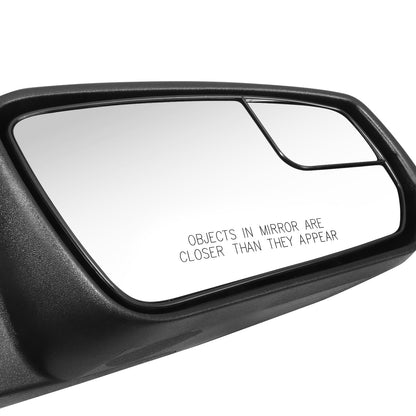 RETROVISOR MIRROR - OE STYLE - FORD MUSTANG 10-12 - WITH POWER WITH BLIND SPOT MIRROR GLOSS COVER - PASSENGER SIDE - PAINT TO MATCH - BLACK