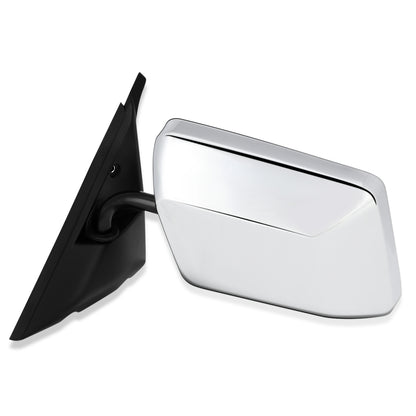 RETROVISOR MIRROR - OEM - 83-90 CHEVY S10 BLAZER / 82-90 CHEVY S10 PICKUP / 83-90 GMC S15 JIMMY / 82-93 GMC S15 PICKUP - MANUAL - CHROME - LEFT